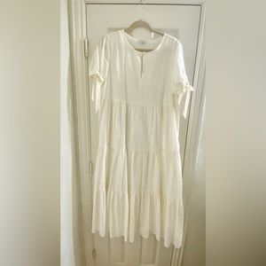 Size L Cream Madewell Midi Dress